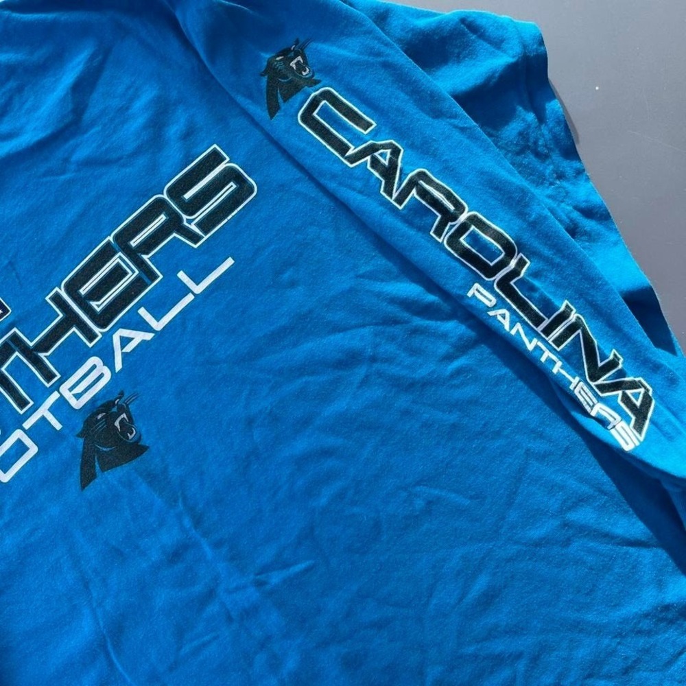 Carolina Panthers blue long sleeve shirt - Picture 2 of 6